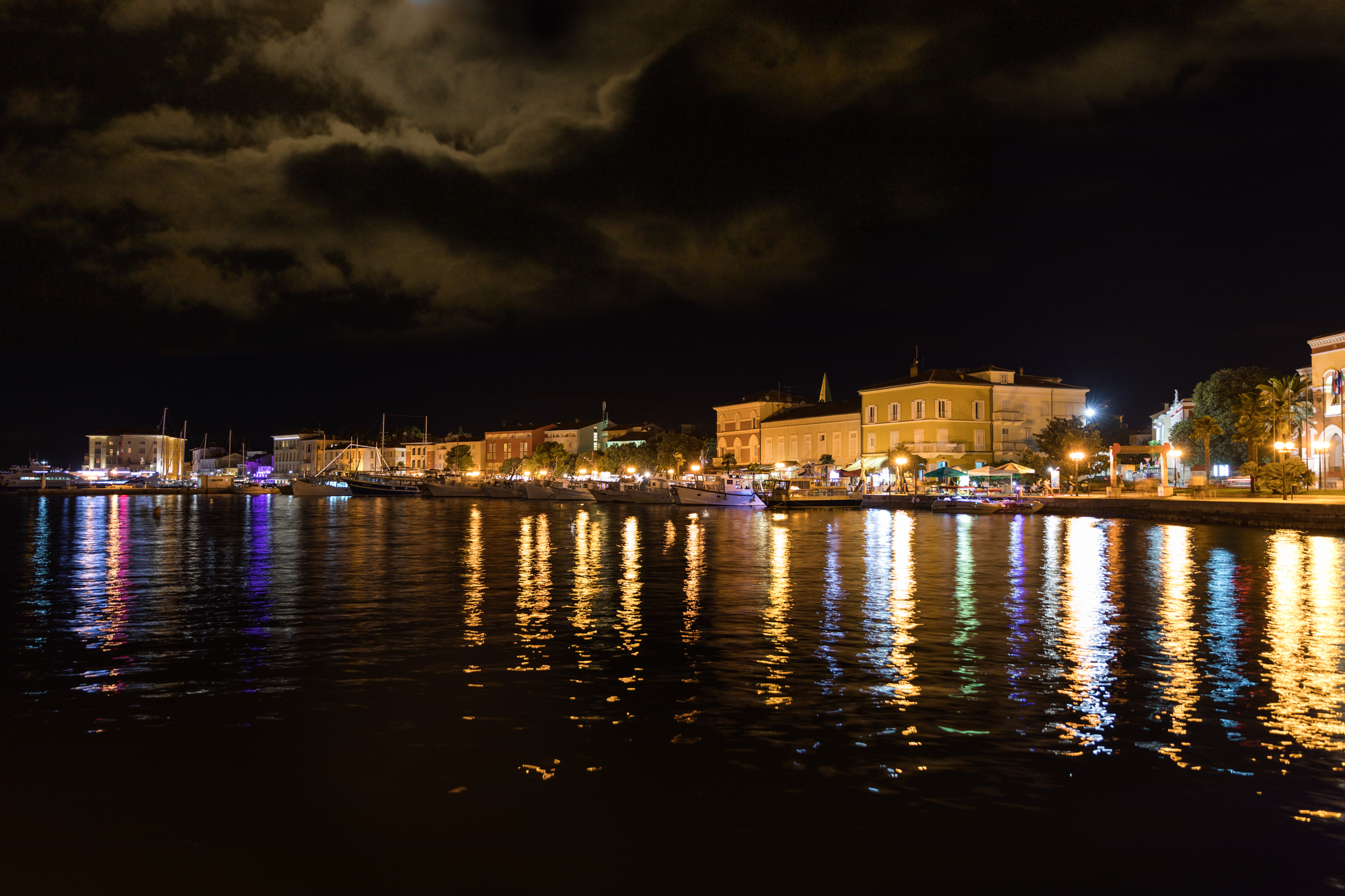Romantic night cruise