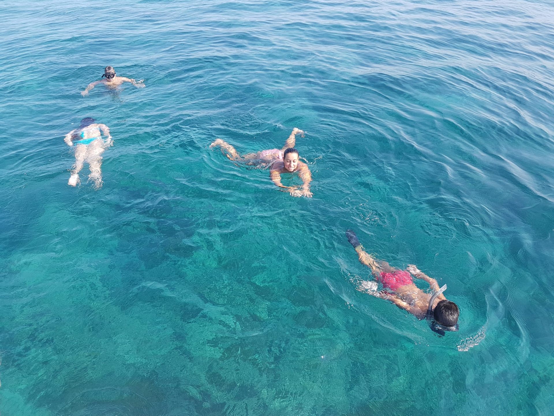 Snorkeling with friends